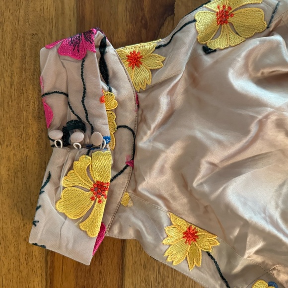 NWT Milly Penelope Floral Mesh Embroidered Dress - Picture 6 of 12